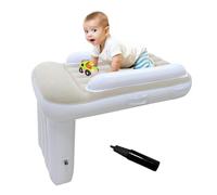 JANTEELGO Letto a forma di aeroplano per bambini, essenziale da viaggio (con pompa ad aria), letti gonfiabili portatili per sdraiarsi e riposare, letto aereo per bambini, si adatta alla maggior parte