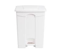 Jantex DC711 cucina pattumiera a pedale, 65 l, bianco