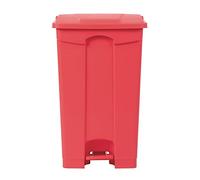 Jantex DC712 cucina pattumiera a pedale, 87 l, rosso