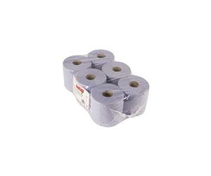 Jantex GD833 - Rotolo di alimentazione centrale, confezione da 6, colore: Blu