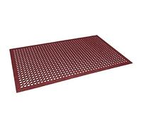Jantex GF017 tappetino anti-fatica, grease-resistant, 1500 mm x 900 mm, rosso