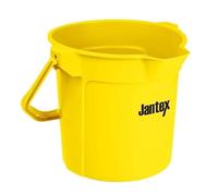 Jantex Secchio graduato con beccuccio per versare, 10 l, giallo
