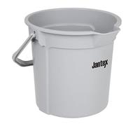 Jantex Secchio graduato con beccuccio per versare, 14 l, grigio