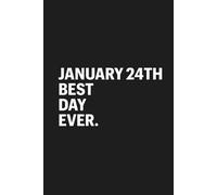 January Month Birthday Notebook: Unique Gift for Women, Daughter, Girls, Mom, Her - Celebrating Wedding Anniversary on January 24th