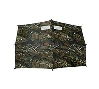 Januel - Ombrello di Affut - Ombrellone di Affut - Affut Camouflage - Tela 170 x 110 cm - Piedino regolabile da 90 cm a 170 cm - Inclinabile - Finestra di osservazione a strisce autoagrippanti
