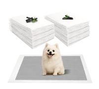 JANUIXCO 40 Pezzi Tappetini Igienici per Cani 60X60cm - Tappetini Monouso per Cane - Tappetini al Carbone con Controllo Degli Odori