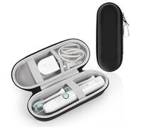 JANUIXCO Custodia da Viaggio per Spazzolino Elettrico Compatibile con Oral-B Pro/Philips/Braun Oral B/Oral B Io - Porta Spazzolino Elettrico Viaggio Portatile, con Borsa a Rete