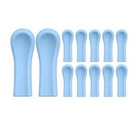 Janurium Punte di ricambio per la rimozione del cerume, in silicone, morbide ed elastiche, accessorio per la maggior parte dei dispositivi visivi