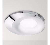 Janus faretto gu10 da incasso led design moderno per cartongesso cromo