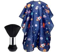 JANYUN Mantella per tagliare i capelli dei bambini, mantella professionale per barbiere, regolabile, per tagliare i capelli e scolpire il collo, per bambini e adulti, per saloni di parrucchiere,