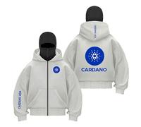 JANZBZSU Felpa con Cappuccio Passamontagna da Uomo con Doppio per C.a.r.d.an.o A.D.A. Giacca Cerniera Intera Color Collisione Cappotto-QHS||m