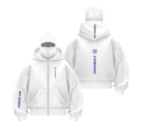 JANZBZSU Felpe con Cappuccio Antivento da Uomo per C.a.r.d.an.o A.D.A Giacche Stampate Abbigliamento Sportivo Cerniera Intera Patchwork Cappotti-BaiS||m