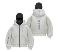 JANZBZSU Felpe con Cappuccio Antivento da Uomo per C.a.r.d.an.o A.D.A Giacche Stampate Abbigliamento Sportivo Cerniera Intera Patchwork Cappotti-QHS||m