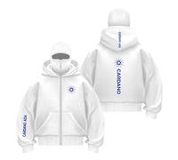 JANZBZSU Felpe con Cappuccio Passamontagna da Uomo per C.a.r.d.an.o A.D.A. Abbigliamento Strada Colori Contrasto Maniche Lunghe-BaiS||m