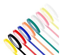 JANZU 10 Rotoli di Sterilizzazione per Autoclave, 0,24 Pollice di Larghezza e 216,5 Pollici di Lunghezza, Identificazione Strumenti, 10 Colori, Facile da Usare