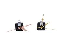 JANZU 2 Pezzi Kit di Movimento Mecanismo Orologio Da Parete al Quarzo Fai da te Tic- con 5 Differenti Sostituzione di Parti di Riparazione