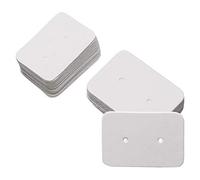 JANZU 50 Pezzi Piccoli nel Carta Orecchini Un Orecchino Display Carte Prezzo Etichetta Tag Porta Carte Gioielli, 3,5 X 2,5 Cm ()