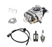 JANZU Carburatore per Carburatore da Moto 15Mm 2 Tempi per Carburatore 43Cc 47Cc 49Cc 50Cc 52Cc Scooter ATV Dirt Bike Tosaerba