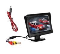 JANZU DC 9 V-24 V 4,3 Pollici Kit Monitor di Retromarcia Auto TFT LCD Telecamera di Retromarcia Auto Monitor del di Parcheggio di Reverse Fotocamera