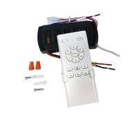 JANZU Kit per Ventilatore da Soffitto A Conversione di Frequenza, Luce Ad Alta Tensione, Controller Ricevitore Remoto A 6 velocità, Facile da Usare