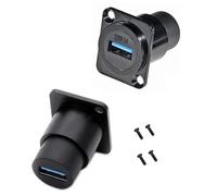 JANZU Presa USB3.0 a Connettore USB 3.0 Tipo D su Pannello USB Accoppiatore di segnale saldatura