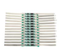 JANZU Scheda di Protezione 3A da 100 Pezzi per Batteria al Litio 1S 3,7 V 18650