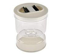 JANZU Vaso di sottaceti dispenser asciutto e umido sottaceti e olive clessidra recipiente per organizzatore separatore da cucina a casa