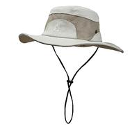 JAOAJ Cappello da Pescatore Sole Uomo Estivo Tesa Larga Portatile Trekking Montagna
