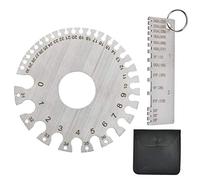 JAOMON Strumento Ispezione del Calibro di Saldatura Acciaio Inossidabile del Calibro della Lamiera Sottile, Calibro di Cavo a Doppia Faccia del Cavo Calibro di Spessore Standard Calibro di Metallo