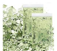 JAONLD Glitter,100 g Paillettes Polvere Unghie Glitter Viso,Capelli per Capelli Viso Corpo Occhi Nail Art Festival,Decorazioni(verde chiaro)