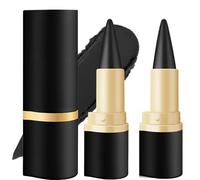 JAONLD Matita Occhi,2 Pezzi Matte Quick-Dry Eyeliner Matita Stick Asciugatura Rapida,Eyeliner Waterproof Penna Cosmetico Duratura per a Tutti I Look di Trucco(Nero)