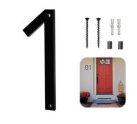 JAONLD Numero Civico Esterno Moderno 3D Esterno Personalizzato Numero Casa Grande,Look Moderno e Galleggiante Resistente alle Intemperie,Vite Fissa Porta Numero per Porte Ufficio,Caselle Postali(1)