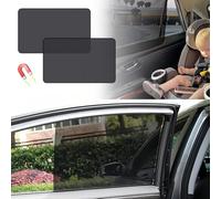 JAONLD Parasole Auto,2 Pezzi Parasole Auto Bambini con 14 Magneti Parasole Auto Finestrini Tende Oscuranti Vetri Auto per Laterali Posteriore Universali,Tendine Parasole Auto per Bambini e Animali