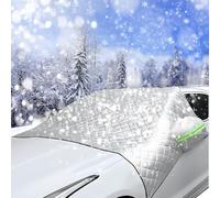JAONLD Telo Copriauto Copri Parabrezza Auto Sole 230 * 148 cm Universale,Antigelo,Resistente al Ghiaccio,alla Pioggia,Ai Raggi UV,Copertura Antigrandine per Auto per Maggior Parte dei Veicoli