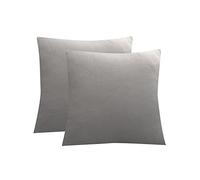 Jaotto Federe Confezione da 2 Federe Cuscini Divano Decorativi Fodere Quadrati Spandex 45x45cm Cuscino Copricuscini per Soggiorno Camera da Letto Casa(Grigio,Set di 2)