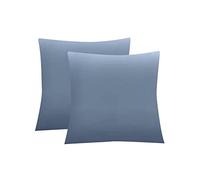Jaotto Federe Confezione da 2 Federe Cuscini Divano Decorativi Fodere Quadrati Spandex 45x45cm Cuscino Copricuscini per Soggiorno Camera da Letto Casa,Grigio Blu