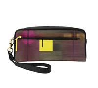 JaoXer Beauty case riutilizzabile - Organizer da viaggio per articoli da toeletta, design completo, custodia in pelle con stampa live performance per donne, nero, taglia unica