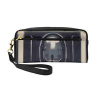 JaoXer Beauty case riutilizzabile - Organizer da viaggio per articoli da toeletta, design completo, custodia in pelle con stampa DarkDelights per donne, nero, taglia unica