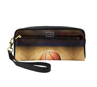 JaoXer Beauty case riutilizzabile - Organizer da viaggio per articoli da toeletta, design completo, stampa basket arena custodia in pelle per donne