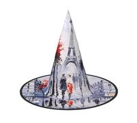 JaoXer Cappello di Halloween con albero della città di Parigi, Torre Eiffel, accessorio per costume da adulto per feste e feste in maschera, perfetto per Halloween, carnevale, cosplay