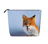 JaoXer Little fox - Trousse in canapa finta, organizer per articoli da toeletta, confezione da 1 per molteplici usi quotidiani, compagno di viaggio d'affari, nero, taglia unica