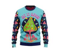 JAP Christmas - Maglione Natalizio - Let it Grow - vestibilità Perfetta Senza prurito - M