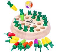 Japace Carota Memory Gioco per Bambini, Giocattoli Educativo Montessori Gioco Bambino per Allenare Memoria e Pensiero Logico, Regalo Giochi da Tavolo Famiglia per 3 4 5 6+ Anni Bimbo Bimba
