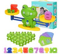 Giochi Matematici Bilancia, Equilibrio Gioco Matematico Rana Conteggio Giocattoli per Bambini Digitale Addizione e Sottrazione Bilance Prima Educativi Giocattolo Regalo per Bimbi (65 Pezzi)
