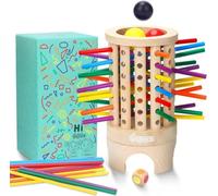 Japace Giochi Montessori per Bambini, Gioco di Società in Legno Giocattoli Educativi, Gioco da Tavolo Torre Pendente di Pisa per Bambini Adulti Famiglia e Feste