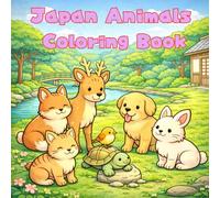 Japan Animals Coloring Book for Adults: Bold and Easy Relaxing Designs for Stress Relief, Adults and Seniors