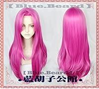 Japan Anime Le Bizzarre Avventure Di Jojo Golden Wind Diavolo Costume Cosplay Parrucca 31 `` Long Rose Red Party Hair One Size Golden Wind Diavolo