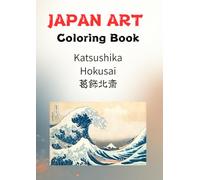 JAPAN ART Coloring Book Katsushika Hokusai