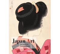 Japan Art Kalender 2026 - Die Kunst des Farbholzsschnitts: Berühmte japanische Farbholzschnitte des 19. und 20. Jhdts. in einem Wandkalender 2026. Kalender für Kunstliebhaber im Hochformat. 34 x 44 cm