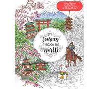 Japan Coloring Book: 40 Beautiful Japanese Scenes for Relaxation and Mindful Coloring